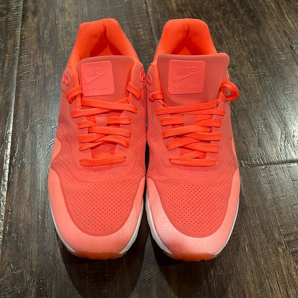 Nike Air Max 1 Ultra Moire ( Hot Lava) Coral Size 10 704995-800 - Picture 2 of 16